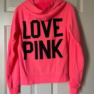 Pink hoodie